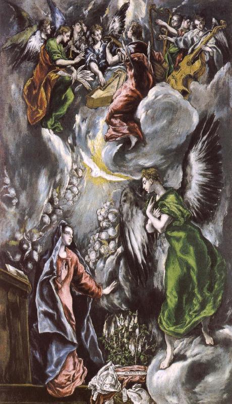El Greco The Annuciation Sweden oil painting art